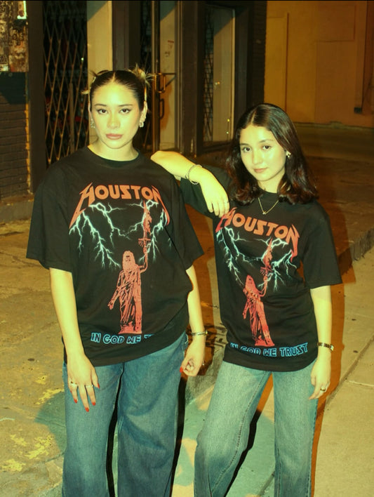 HOUSTON IN GOD WE TRUST TEE